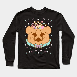 Candy Filled Halloween Pup-o-Lantern Long Sleeve T-Shirt